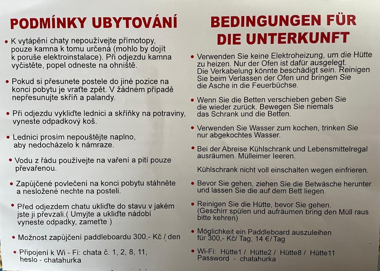 Retro Chatky Hurka Lipno Horní Planá Eksteriør bilde